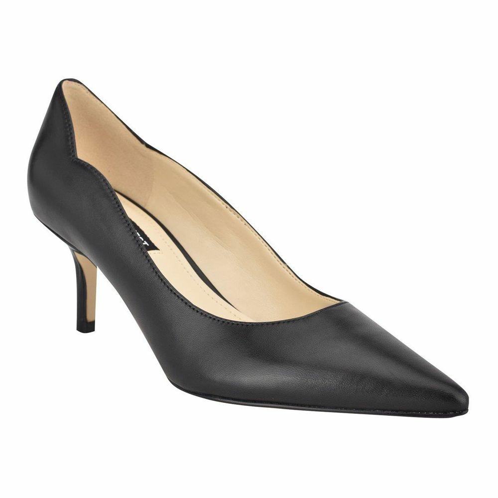 Nine West Abaline Pointy Toe Pumps - Black - Ireland (ZV7549301)